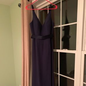 Vera wang navy blue bridesmaids dress